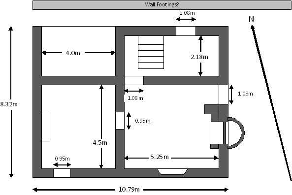 Plan of Metcalfs House
